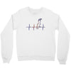 my heart beats for parrots Crewneck Sweatshirt