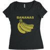 bananas Women's Triblend Scoop T-shirt