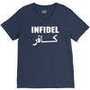 infidel t shirt  english retro cool V-Neck Tee