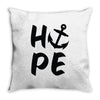 hope anchor Throw Pillow