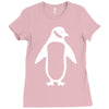 penguin funny Ladies Fitted T-Shirt