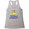 Totally Straight Lgbt Unicorn Racerback Tank