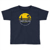 amity island jaws inspired movie shark printed Toddler T-shirt