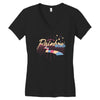 rainbow road Women's V-Neck T-Shirt