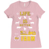 life is better1 Ladies Fitted T-Shirt