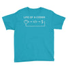 web and software developer coder humor Youth Tee