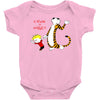 calvin hobbes Baby Bodysuit
