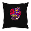 gugu rider Throw Pillow