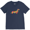 dachshund flower 2 V-Neck Tee