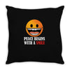 Smile Throw Pillow