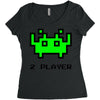 arcade player 2 Women's Triblend Scoop T-shirt
