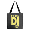 im a dj graphic tee mens Tote Bags