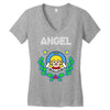 angel christmas Women's V-Neck T-Shirt