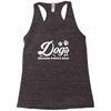 Dogs Because People Suck Racerback Tank