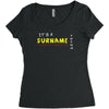 it's a surname thing Women's Triblend Scoop T-shirt