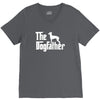 the dogfather italian greyhound white V-Neck Tee
