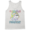 unicorns are born in february cute unicorn Tank Top