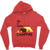 life is better around the campfire Zipper Hoodie