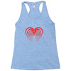 love red Racerback Tank