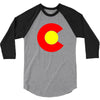 colorado flag 3/4 Sleeve Shirt