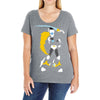 zero splatter clearance Ladies Curvy T-Shirt