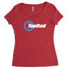 top dad mens funny novelty Women's Triblend Scoop T-shirt
