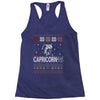 santa capricorn christmas ugly t shirts Racerback Tank