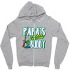 papa's little fishin buddy Zipper Hoodie