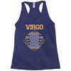 cool virgo Racerback Tank