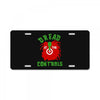 dread at the controls License Plate