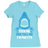 Feed Me And Tell Me I Am Pretty Ladies Fitted T-Shirt