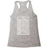 joy division unknown pleasures rock band Racerback Tank