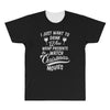 drink wine &amp; watch christmas movies All Over Men's T-shirt