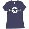 us air force retro Ladies Fitted T-Shirt