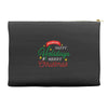 we wish you happy holidays &amp; merry christmas Accessory Pouches