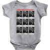expressions of captain holt Baby Bodysuit