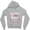 dragon ball z t shirt, train insaiyan t shirt training to beat goku dr Zipper Hoodie