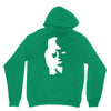sax player lady face optical illusion Unisex Hoodie