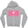 Too Pure To Be Pink Zipper Hoodie