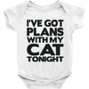 plans with my cats tonight Baby Onesie