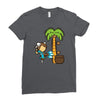 part time job   coconut farm Ladies Fitted T-Shirt