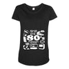80s survival guide cassette high Maternity Scoop Neck T-shirt