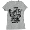 Perfect Freakin Nanny, Ladies Fitted T-Shirt