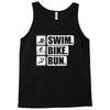 v6 swim bike run Tank Top