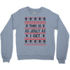 Emo Gothic Ugly Christmas Sweater Crewneck Sweatshirt
