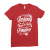 i love gardeing Ladies Fitted T-Shirt