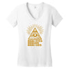 real eyes realize real lies Women's V-Neck T-Shirt