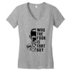Who the Fook Is That Guy, McGregor VS Alvarez Women's V-Neck T-Shirt