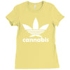 cannabis Ladies Fitted T-Shirt