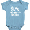 buddy f&auml;ngt nur gro&szlig;e fische funny Baby Onesie